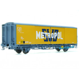Wagon Hbis E.V.S METROPOL ép. IV SNCF - HO 1/87 - LS Models 30679