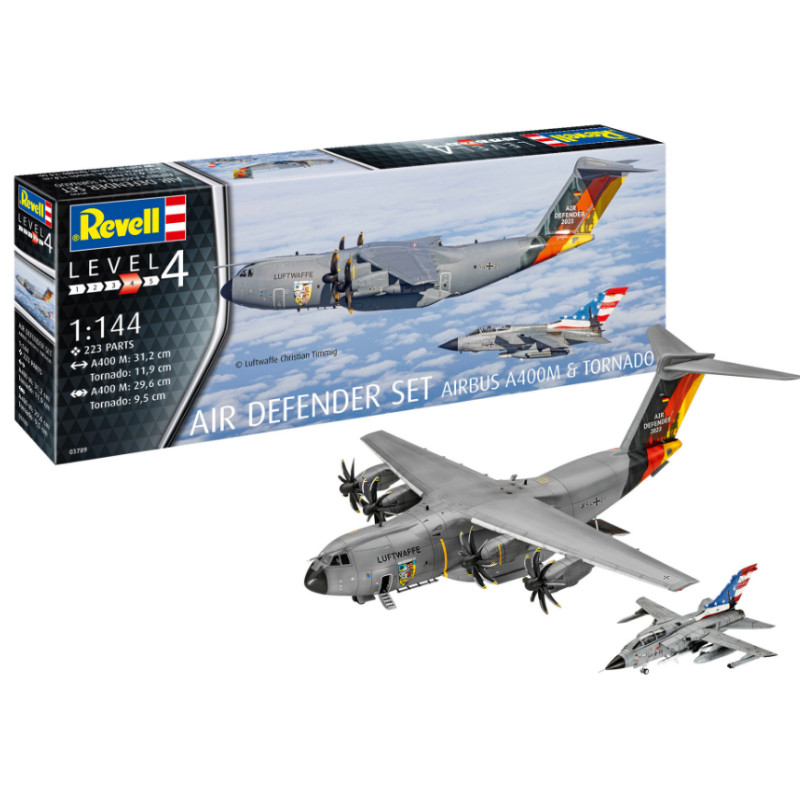 Airbus A400M et Tornado, défenseurs de l'air - 1/144 - REVELL 03789