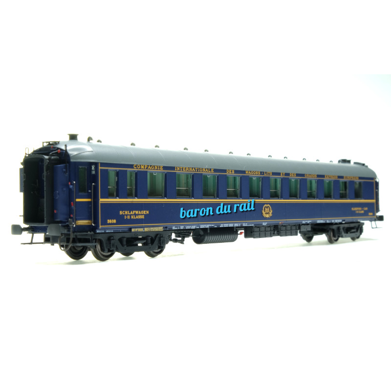 Voiture WL Y CIWL ép. II-IIIa avec éclairage - HO 1/87 - LS Models 49161