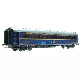 Voiture WL Z CIWL ép. II-IIIa avec éclairage - HO 1/87 - LS Models 49219