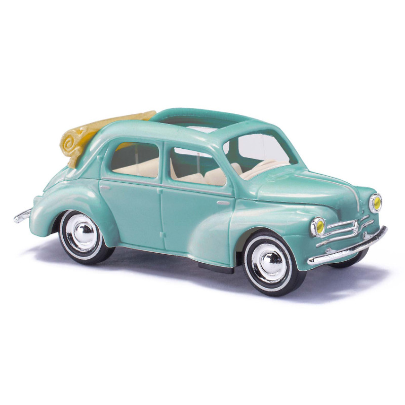 Renault 4CV cabriolet verte - HO 1/87 - BUSCH 46570