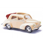 Renault 4CV cabriolet beige - HO 1/87 - BUSCH 46575