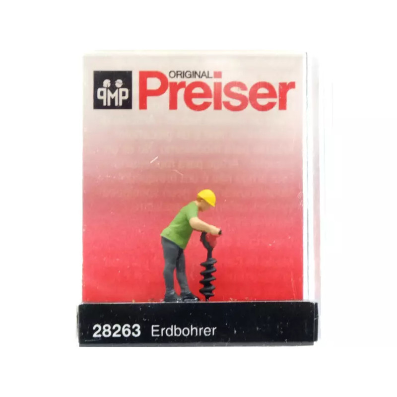 Ouvrier forant le sol - HO 1/87 - PREISER 28263