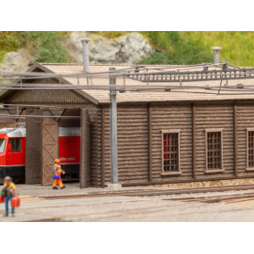 Hangar à locomotives « Bergün » - N 1/160 - NOCH 63025