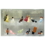 Voyageurs assis 1847 - HO 1/87 - PREISER 12045