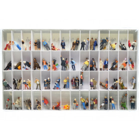 Mega Set 100 personnages - HO 1/87 - PREISER 13002