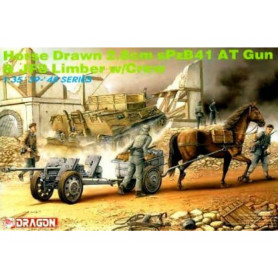 Canon antichar SPzB41 avec cheval - échelle 1/35 - DRAGON 6079