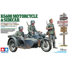 Moto KS600 & Sidecar - 1/35 - Tamiya 35384