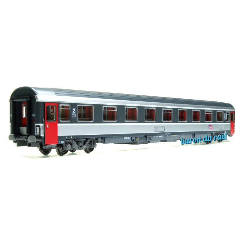 Voiture VSE A9u déclassée Corail+, Carmillon, "Eurofima" SNCF ép. VI - HO 1/87 - LS Models 40386