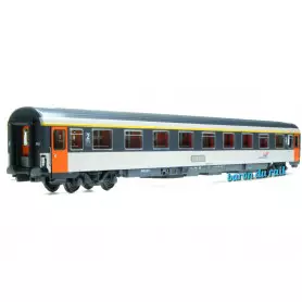 Voiture VSE B9u Ex. A9u Corail, Casquette, "Eurofima" SNCF ép. V-VI - HO 1/87 - LS Models 40387