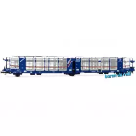 Wagon porte autos E-TRFSA/Transfesa Mega Car Carrier ép. VI - HO 1/87 - JOUEF HJ6297