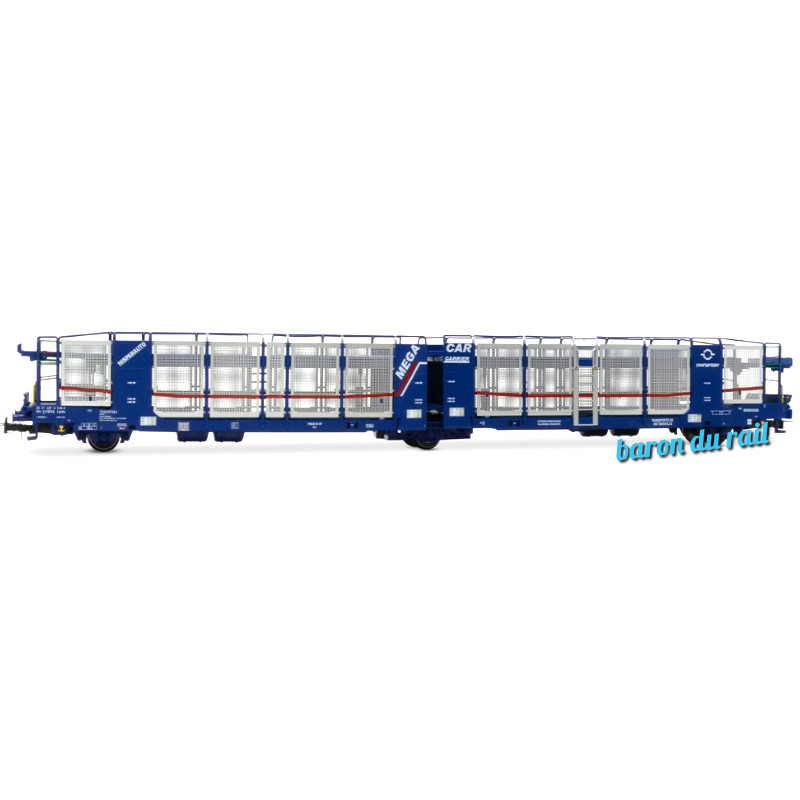 Wagon porte autos E-TRFSA/Transfesa Mega Car Carrier ép. VI - HO 1/87 - JOUEF HJ6297