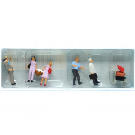 Voyageurs à la gare - HO 1/87 - PREISER 14122