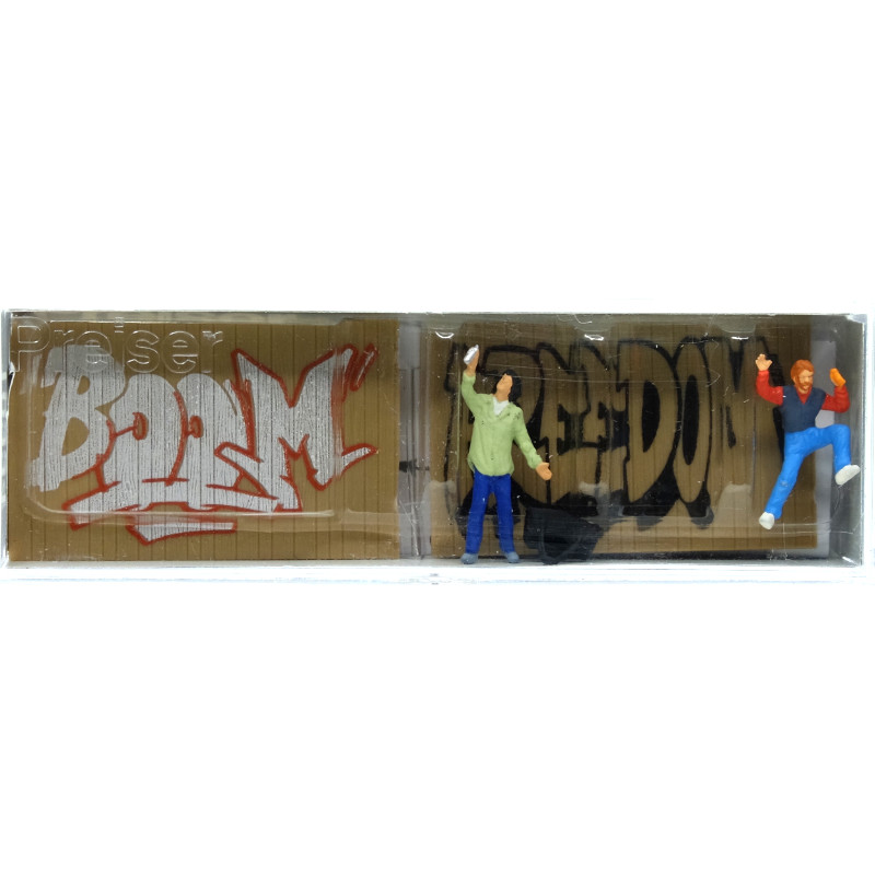 Artistes de graffitis - HO 1/87 - PREISER 10334