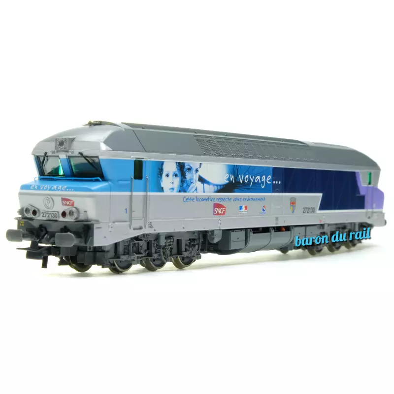 Locomotive diesel CC 72130 En voyage SNCF ép. V-VI - analogique - HO 1/87 - ROCO 7300027