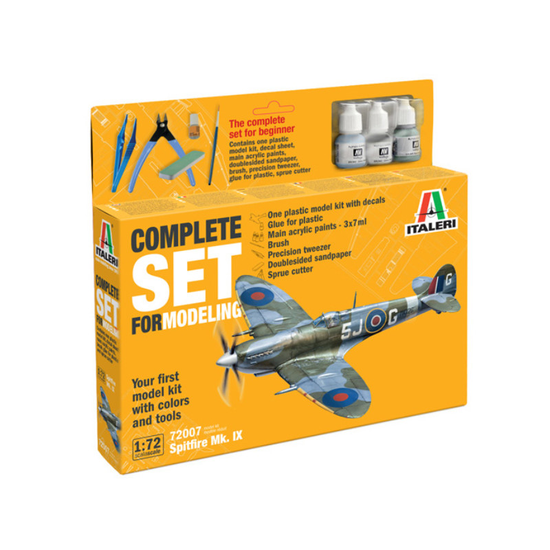 Spitfire Mk. IX Starter Set - échelle 1/72 - ITALERI 72007