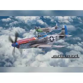 Combo P-51D Mustang, Limited Edition - 1/72 - EDUARD 2147