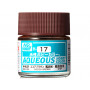 H-017 marron chocolat brillant Mr Hobby Gunze Aqueous - pot acrylique 10 ml