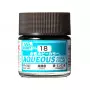 H-018 acier brillant Mr Hobby Gunze Aqueous - pot acrylique 10 ml