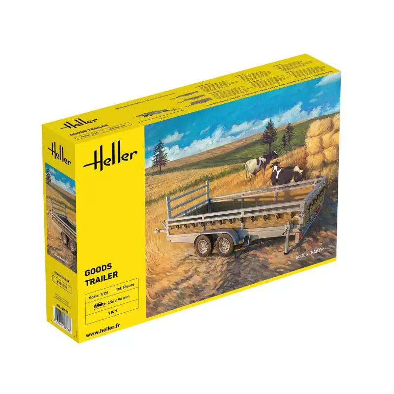 Remorque - échelle 1/24 - HELLER 80778