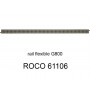 Rail flexible G800 785 mm voie Geoline HO - ROCO 61106