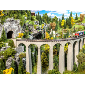 Ensemble de viaduc de Landwasser - N 1/160 - Faller 222596