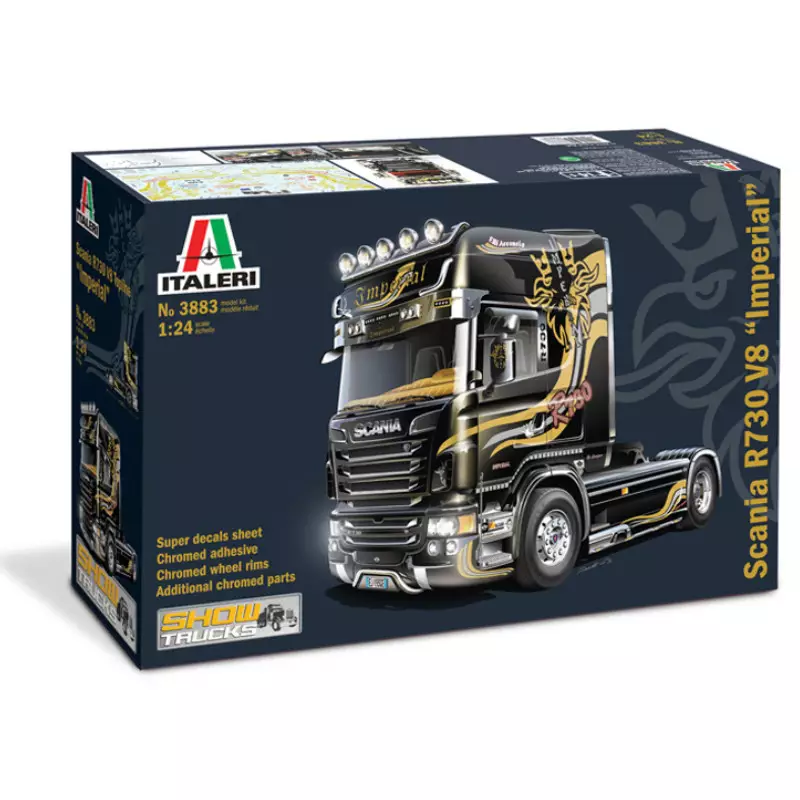 Scania R730 V8 Topline “Imperial” - échelle 1/24 - ITALERI 3883