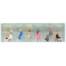 Couples assis - HO 1/87 - PREISER 14138