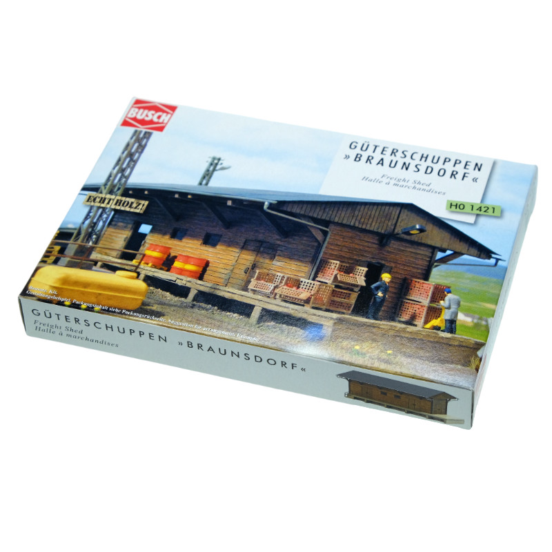 Busch 1663 - 1/87/H0 Petit Hangar de Marchandises - Neuf