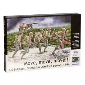 Soldats américains opération Overlord WWII - 1/35 - MASTER BOX 35130