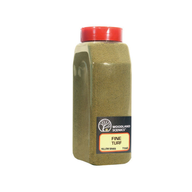 Turf fin vert jauni - Shaker 945 cm³ Woodland Scenics T1343