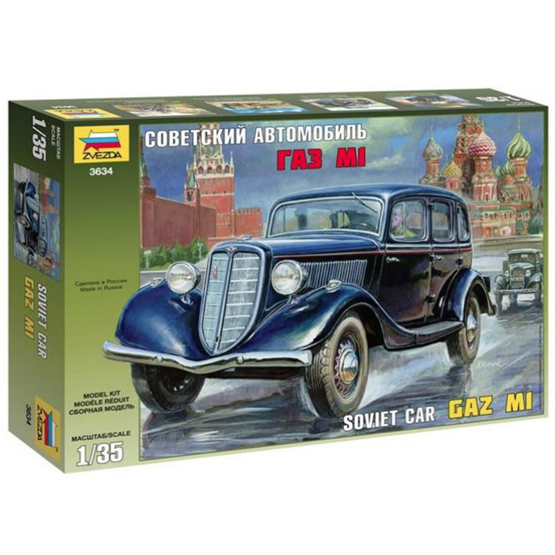 Voiture soviétique GAZ M1- 1/35 - ZVEZDA 3634