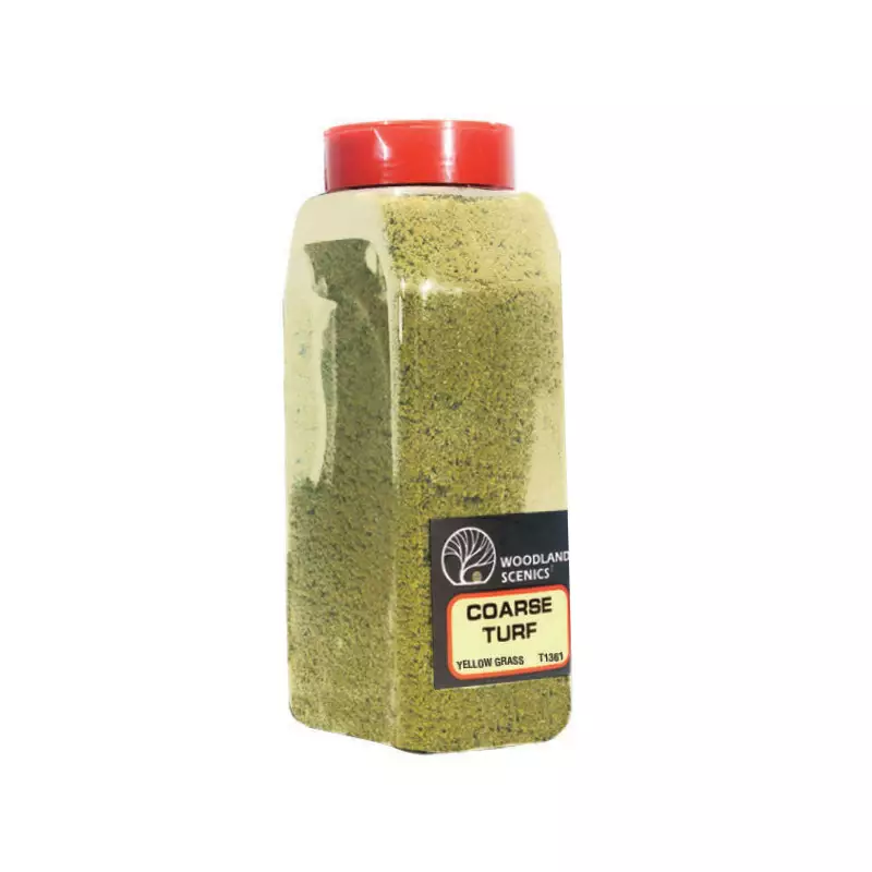 Turf coarse herbe jaune - Shaker 945 cm³ Woodland Scenics T1361