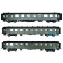 Set 3x voitures Ocem ép. IIb Etat - HO 1/87 - LS Models MW40935