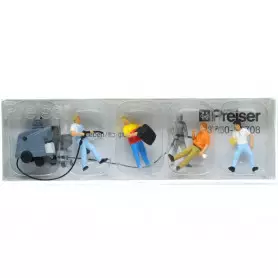 A la station de lavage - HO 1/87 - PREISER 10708