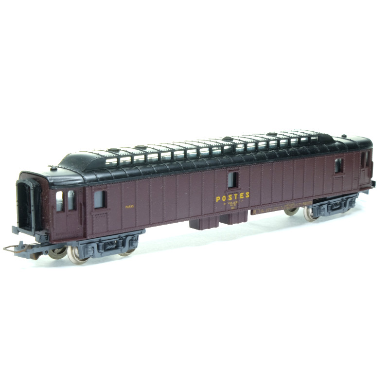 Voiture Allège Postale FRANCE TRAINS 409 – Échelle HO (1/87) – Occasion TB état