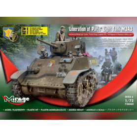 Light Tank M3A3, libération de Paris - 1/72 - MIRAGE HOBBY 726068