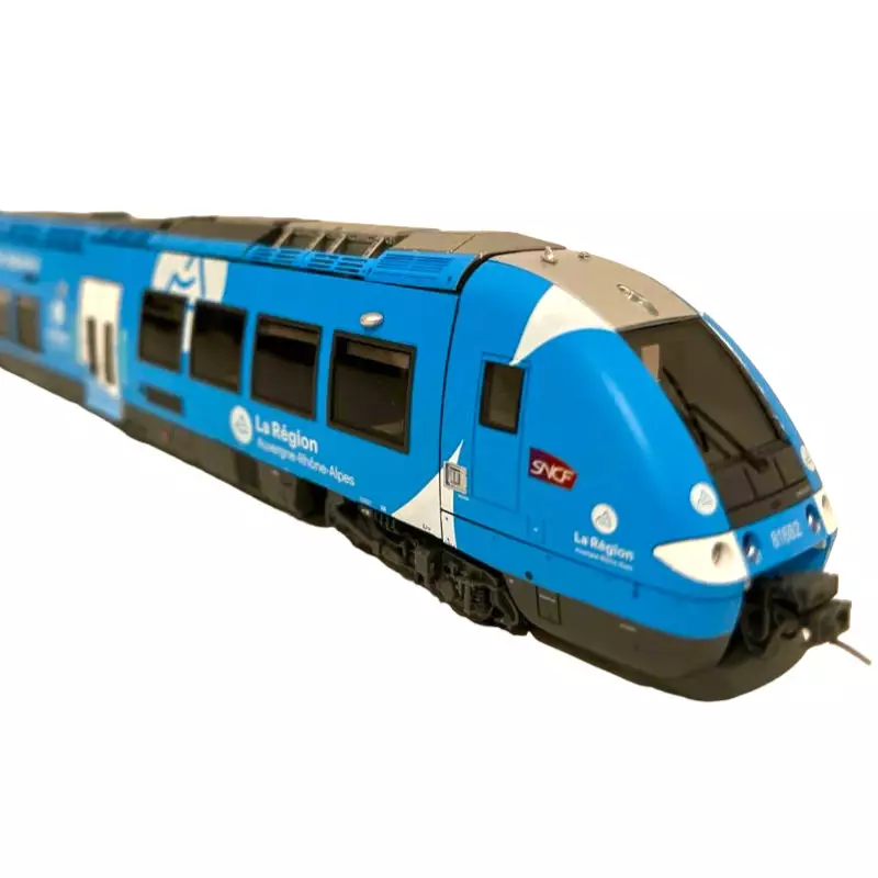 AGC, 3 éléments "Auvergne Rhône Alpes", SNCF - ép VI - analogique - HO 1/87 - LS Models 10089