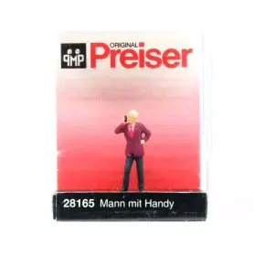 Homme au téléphone - HO 1/87 - PREISER 28165