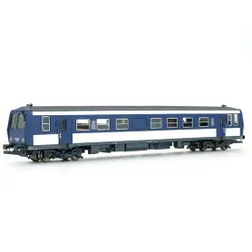 Autorail X2202 SNCF bleu-blanc analogique - ép IV-V - HO - JOUEF HJ2319