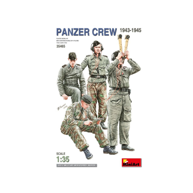 Equipage de Panzer - échelle 1/35 - MINIART 35465