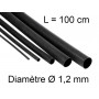 Gaine thermo retractable Ø 1,2 mm - longueur 1 mètre
