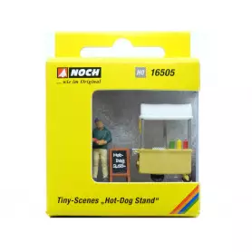 Scène marché Stand de hot-dogs - HO 1/87 - NOCH 16505
