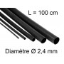 Gaine thermo retractable Ø 2,4 mm - longueur 1 mètre