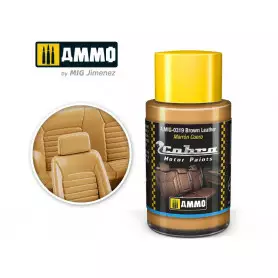 Peinture Cobra marron cuir clair – 30 ml - AMMO MIG 0319