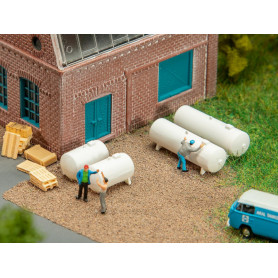 4x citernes de gaz - N 1/160 - FALLER 272923