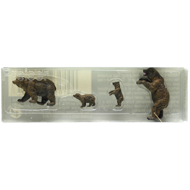 Ours bruns - HO 1/87 - PREISER 20386