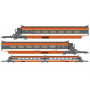 TGV PSE Rame Origine Remorques R3 + R7 - HO 1/87 - REE TGV003