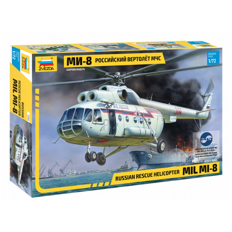 MIL MI-8 Secours - 1/72 - ZVEZDA 7254