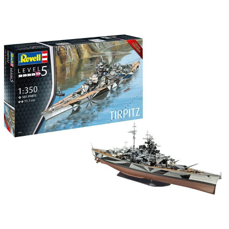 Cuirassé allemand « Tirpitz » - 1/350 - REVELL 05096